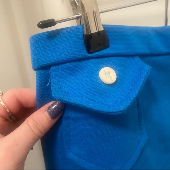 Vintage Catalina Blue A-Line Skirt - Picture 5 of 12